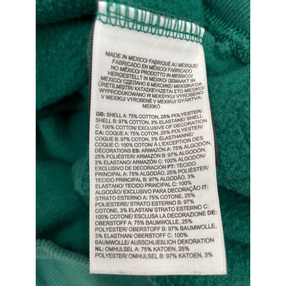 The North Face Womens Green Circular Design Graphic Logo Fleece Hoodie XL - Picture 7 of 7